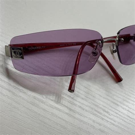 vintage chanel rimless sunglasses|chanel vintage sunglasses shop.